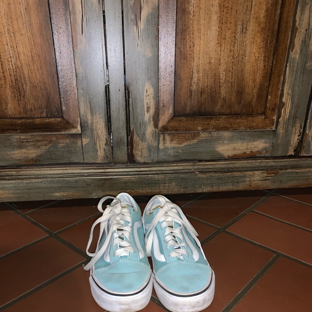 Light blue vans
